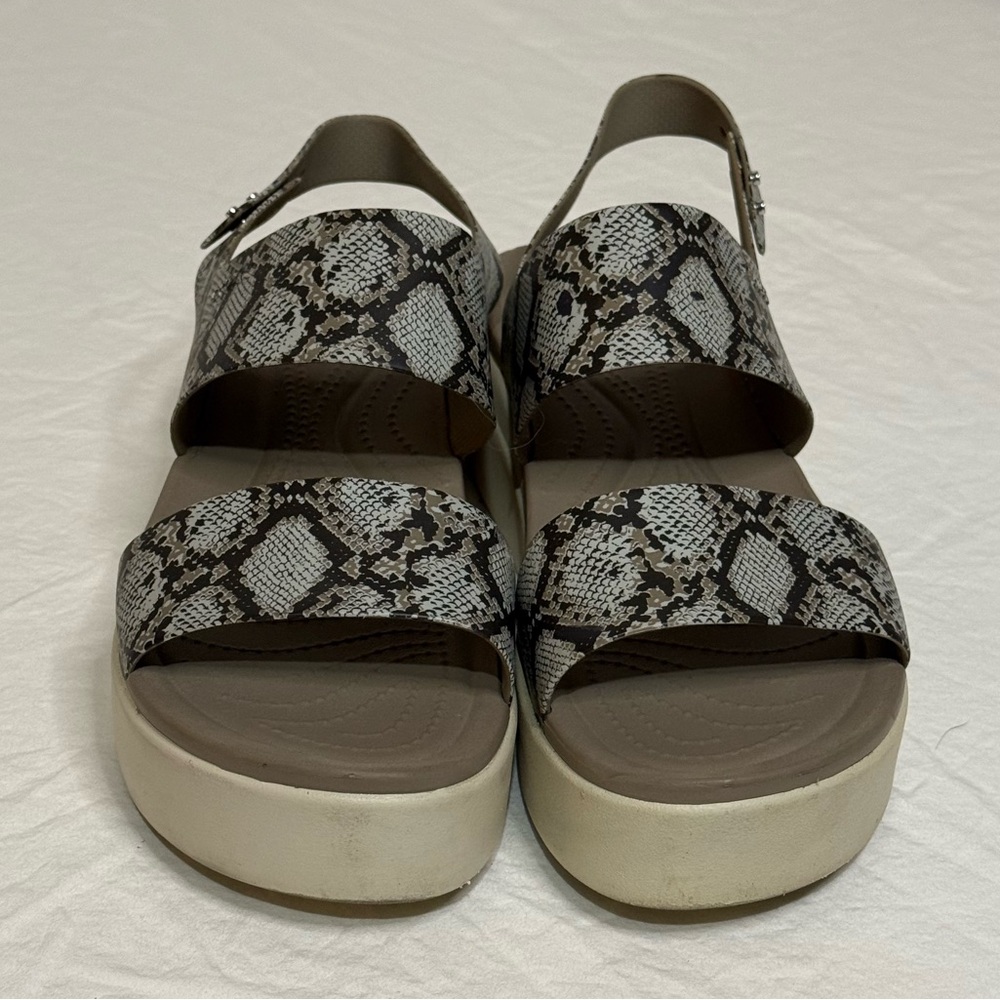 Crocs Brooklyn Low Wedge Sandals